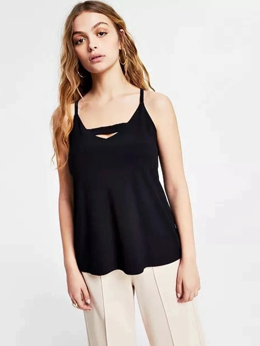 BNWOT - Bar III Black Cutout Tank Top Size - XL